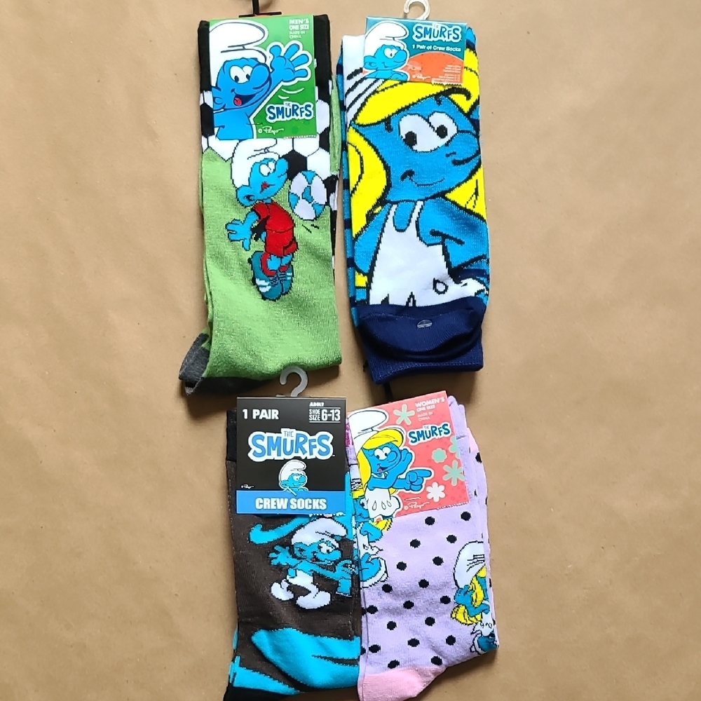 Smurfs Crew Socks Set
